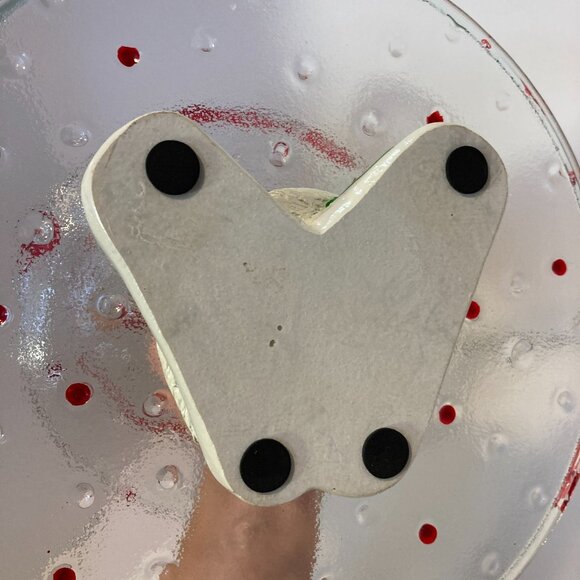 Vintage Holiday 3 Tier Serving Stray Grandma Christmas Tree Ceramic Glass Unique - Picture 10 of 16